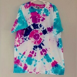 ⭐️FUNDRAISER ALERT⭐️ Handmade Tie-Dyed Kids T-shirt sz M